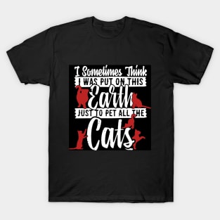 cat alone T-Shirt